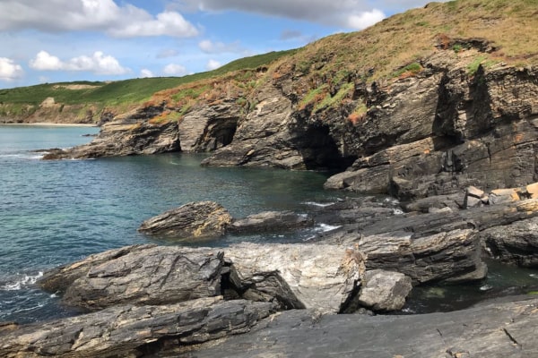 Rugged Cornish coastline